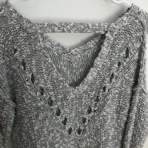 hollister grey sweater